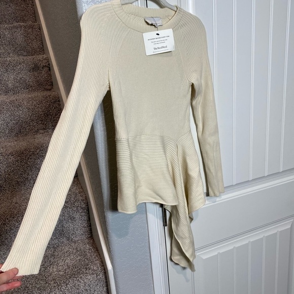 3.1 Phillip Lim Ribbed Sweater With Waist Tie - Picture 7 of 8